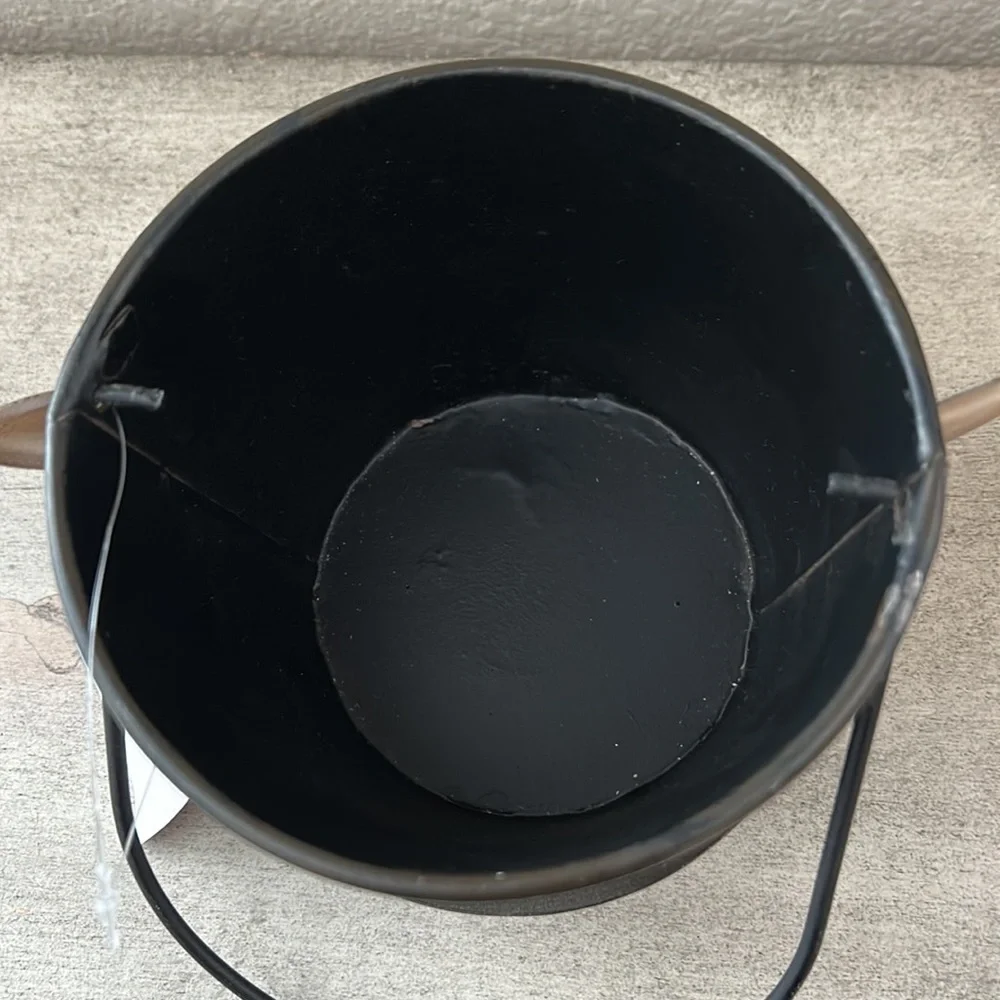 Vintage Inspired Halloween metal baskets/pails set/3